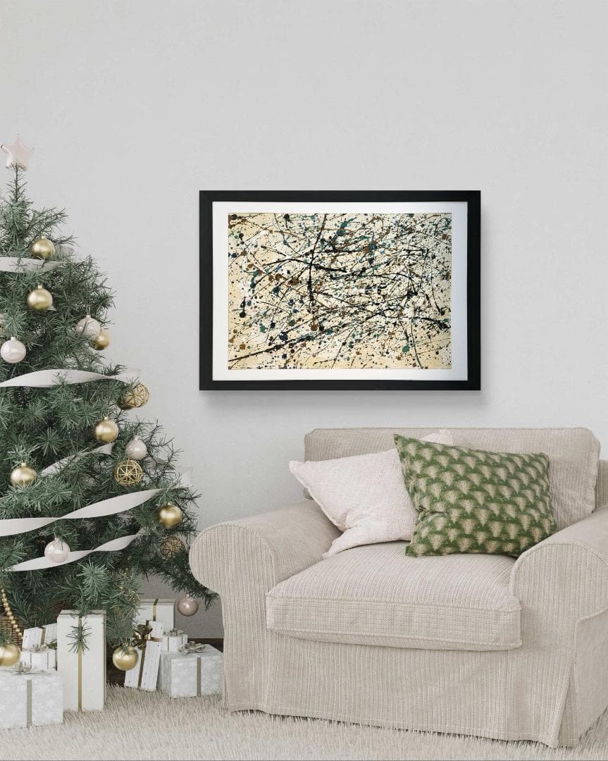 【専用】ノスタルジア / 抽象画 63×46㎝ 額縁セット モダンアート