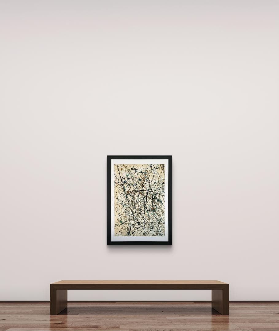 【専用】ノスタルジア / 抽象画 63×46㎝ 額縁セット モダンアート