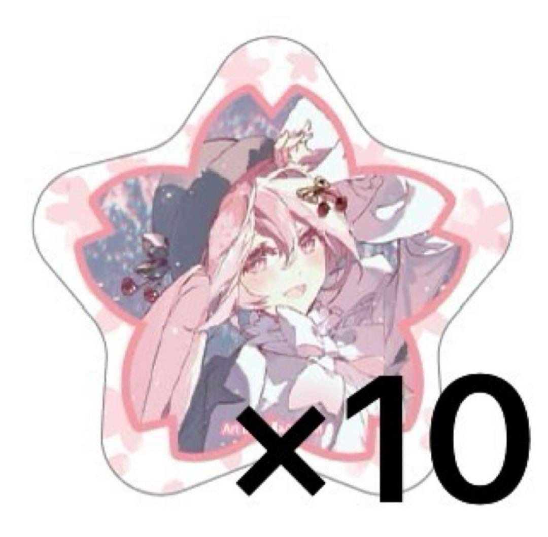 桜ミク 缶バッジ(Rella)