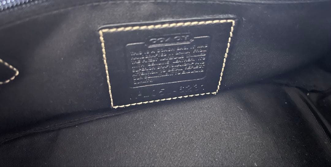 COACH コーチ　シグネチャー　ミニボストン　ブラック　黒　6231