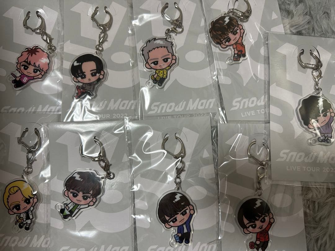 Man すのチル　キーホルダー　9個セット