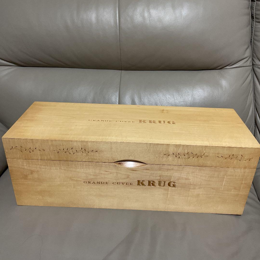 クリュッグ グランド キュヴェ NV ジェロボアム 3000ml 木箱入り　空瓶