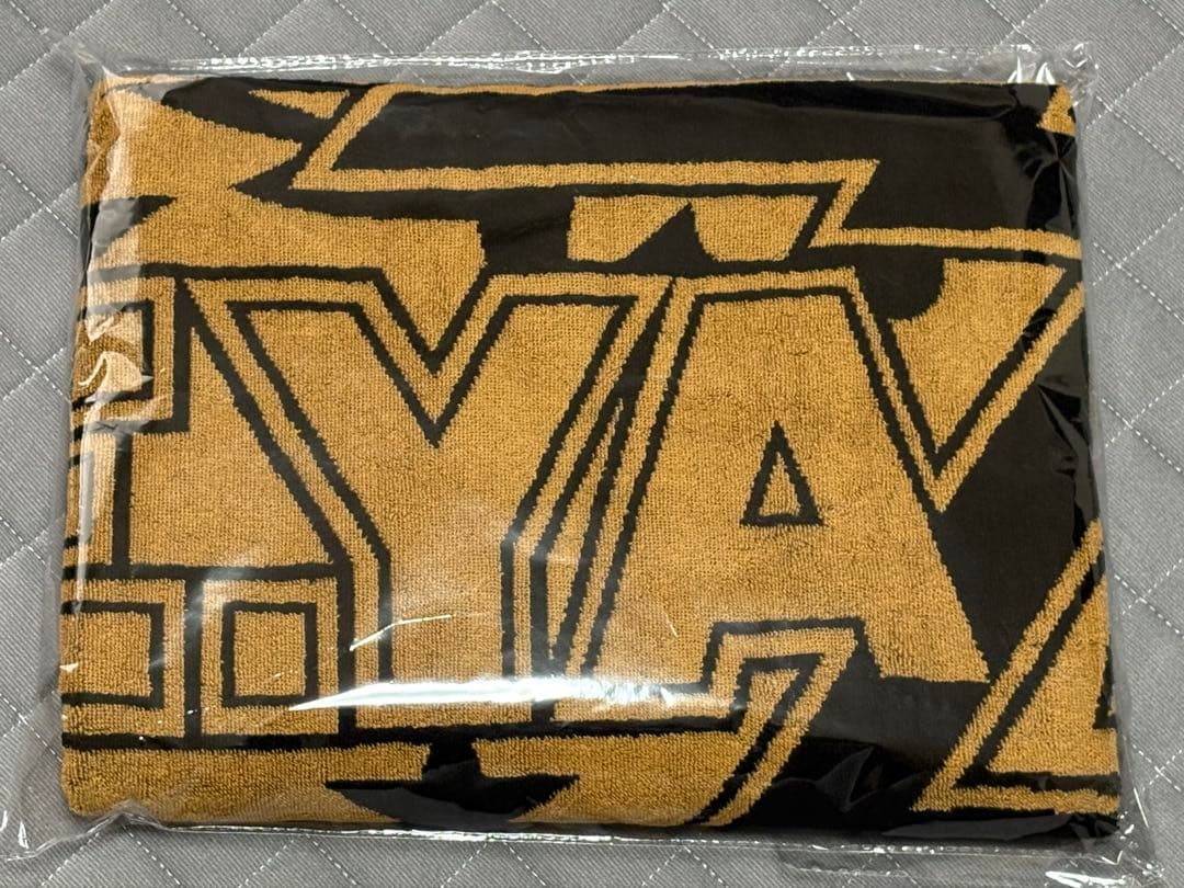 矢沢永吉 E.YAZAWA ジャガード スペシャルビーチタオル ロゴ イーグル