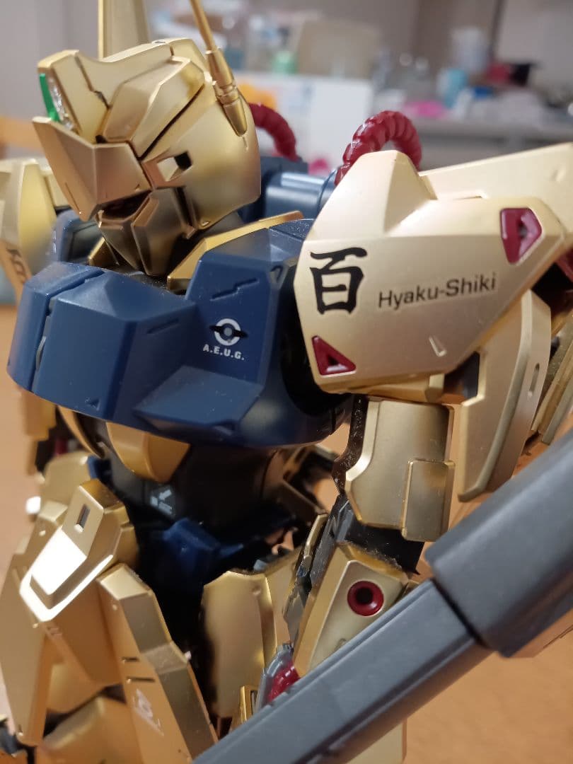 ガンプラ　mg 完成品　百式