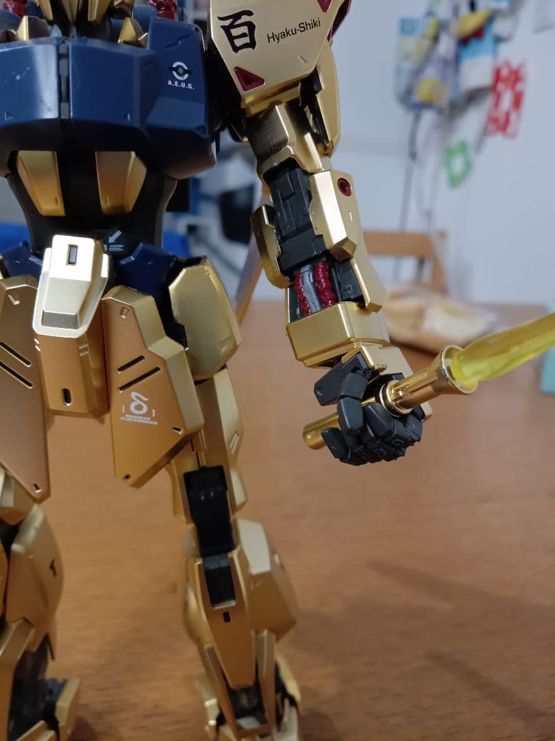 ガンプラ　mg 完成品　百式