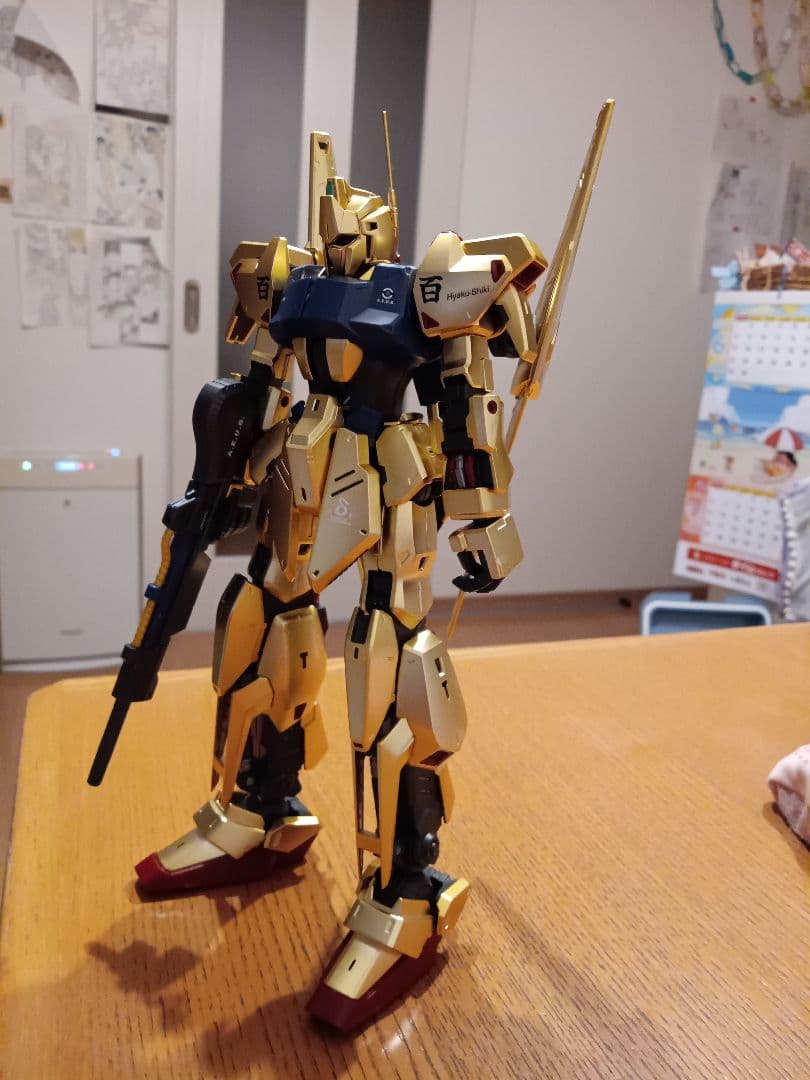 ガンプラ　mg 完成品　百式