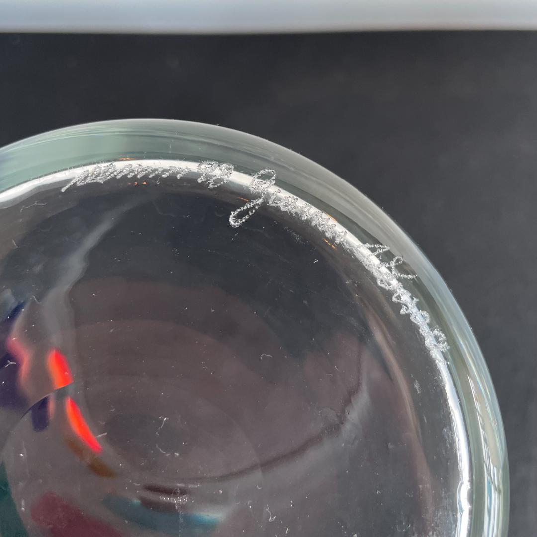 希少 ジャンニ・ヴェルサーチ サイン入 ムラーノ ガラス 1990’s