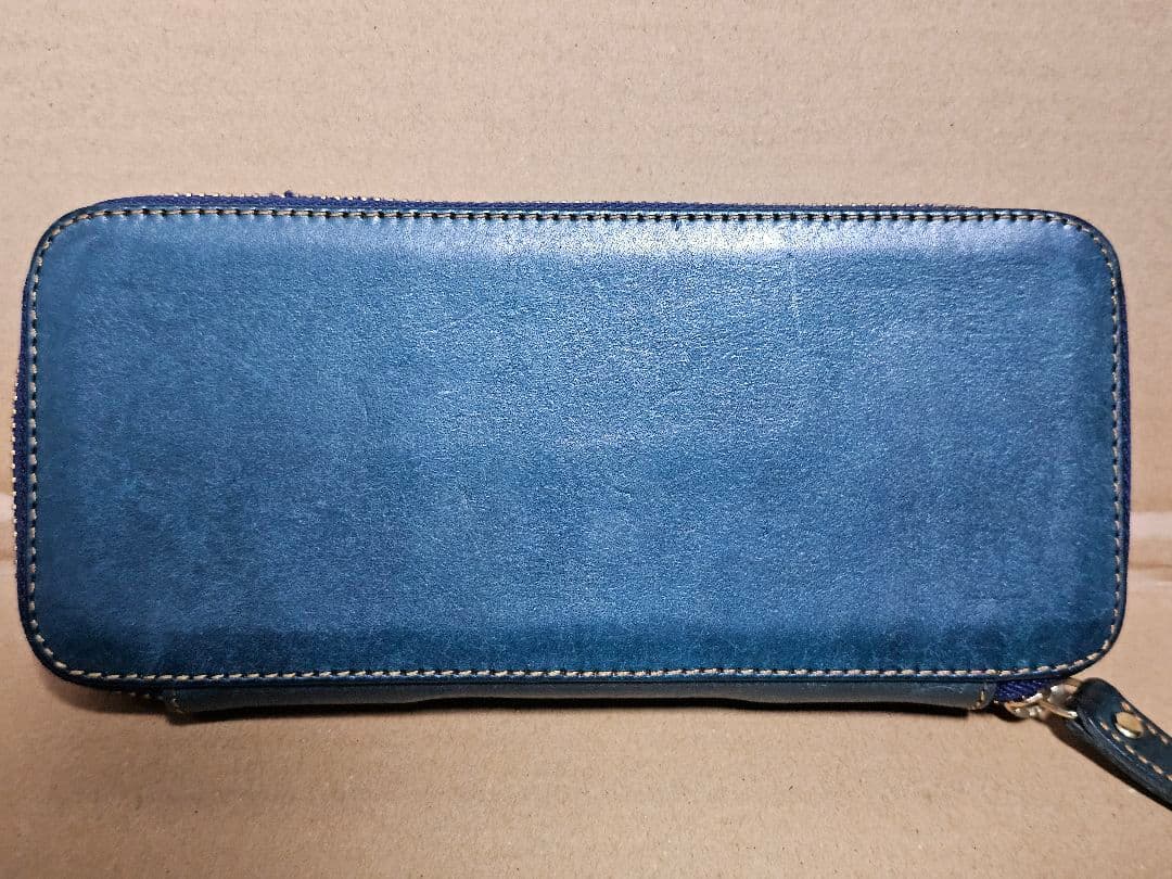 バハギア　ペンケース　ラウンドジップ型　プエブロ　オルテンシア