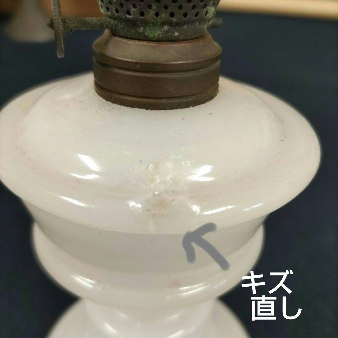 大正硝子　オイルランプ　D604