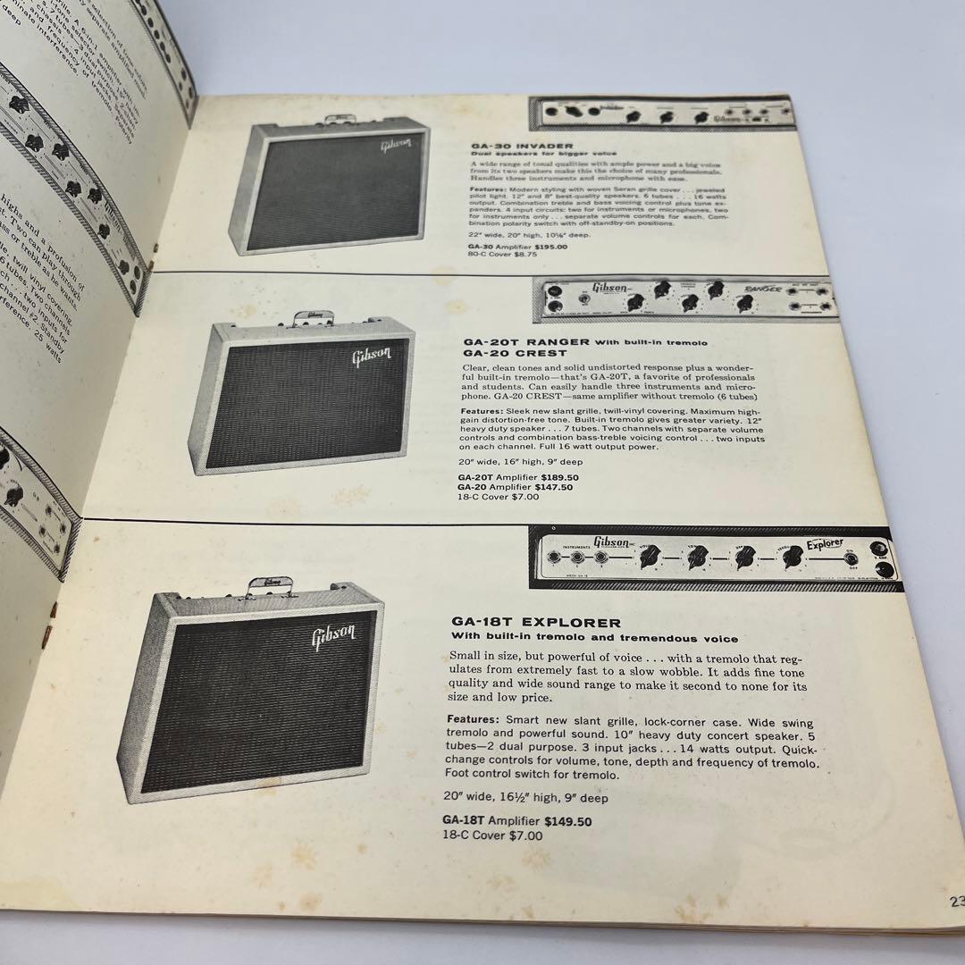 【希少】1960年 Gibson ギター・アンプカタログ