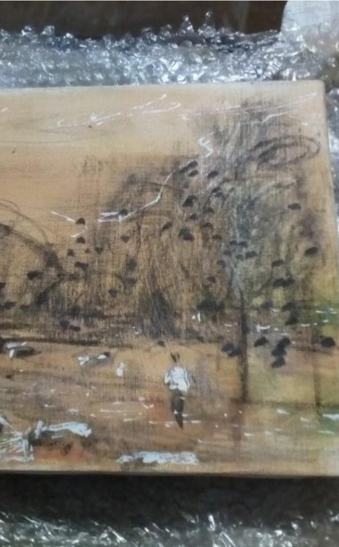 吉田民尚　題名不明　真作油彩4F1995年ぐらいに美術年鑑評価一号190万