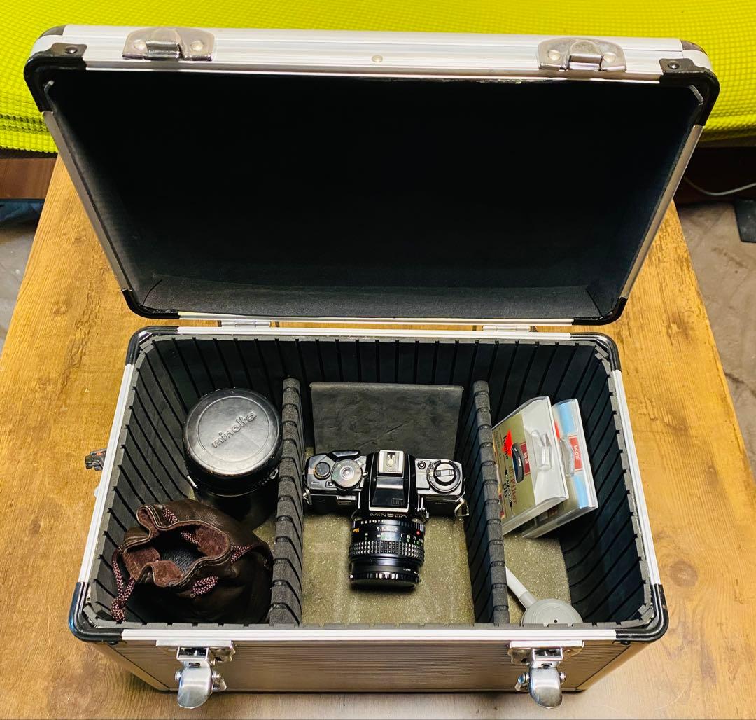 【値下げ】　Minolta X-700 ミノルタ　一眼レフカメラ レンズ3本付き