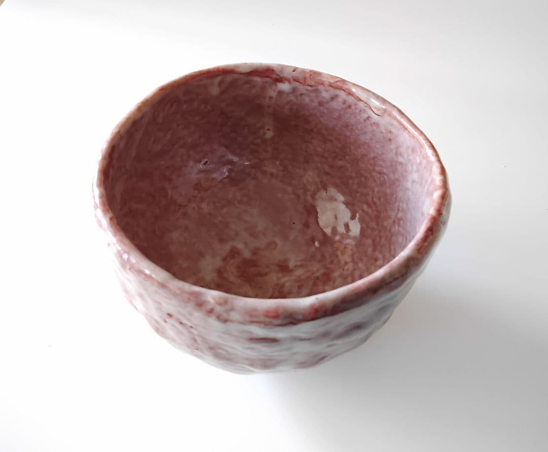 楽　抹茶碗　百田火山　手びねり