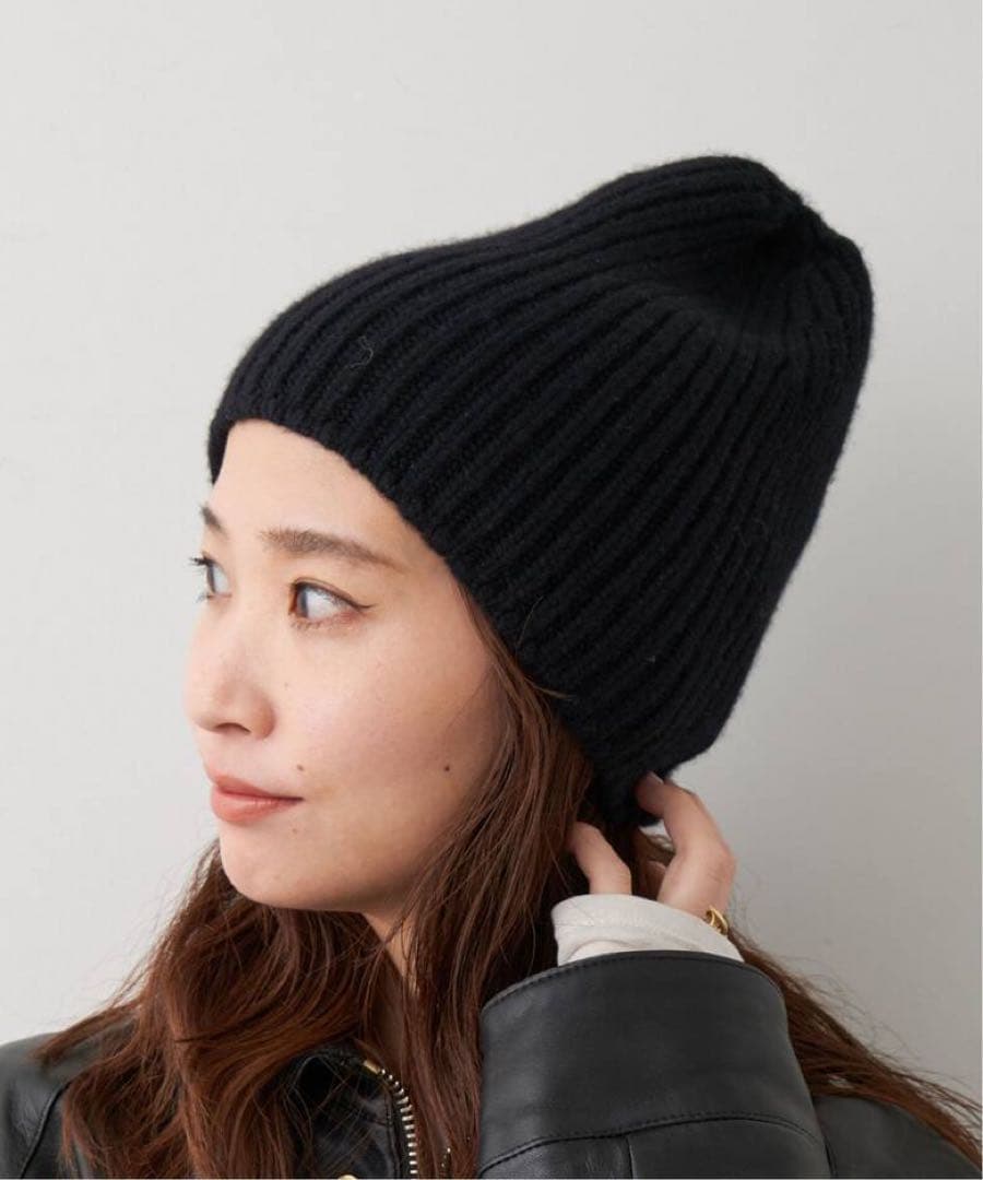 新品未使用 CAPRI ニットキャップ 黒