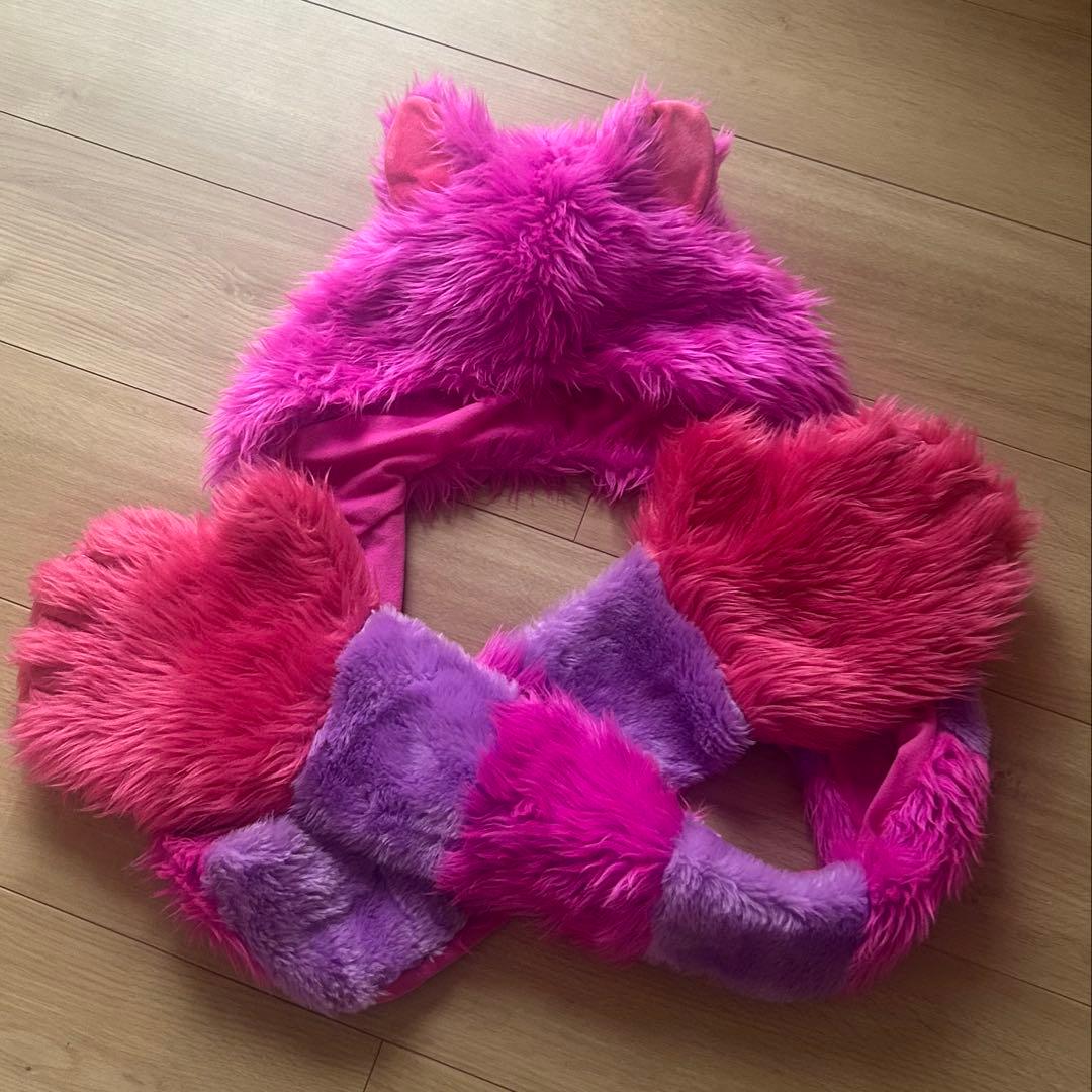 チェシャ猫マフラーキャップ