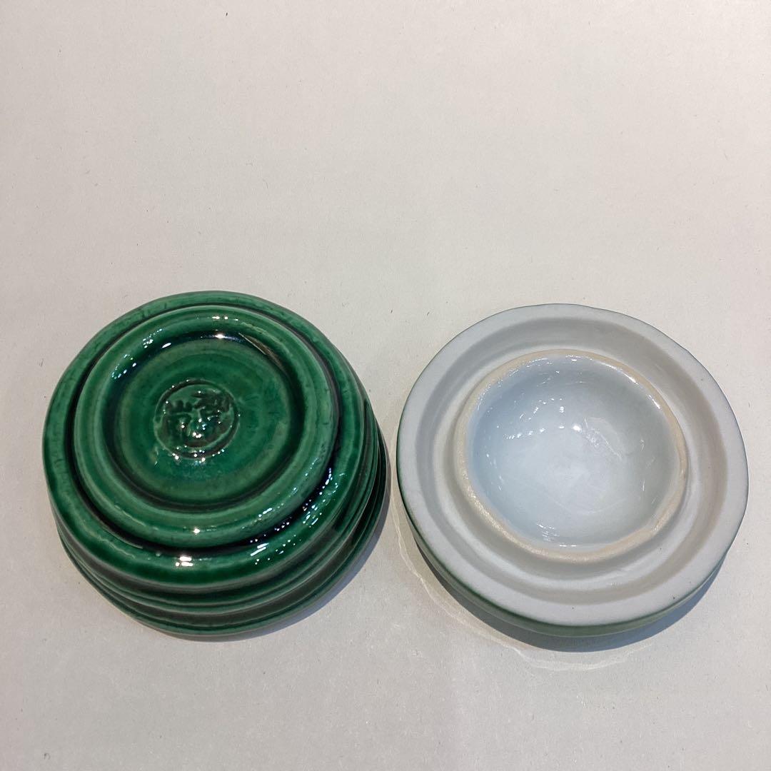 交趾　竹節香合　中村翠嵐作