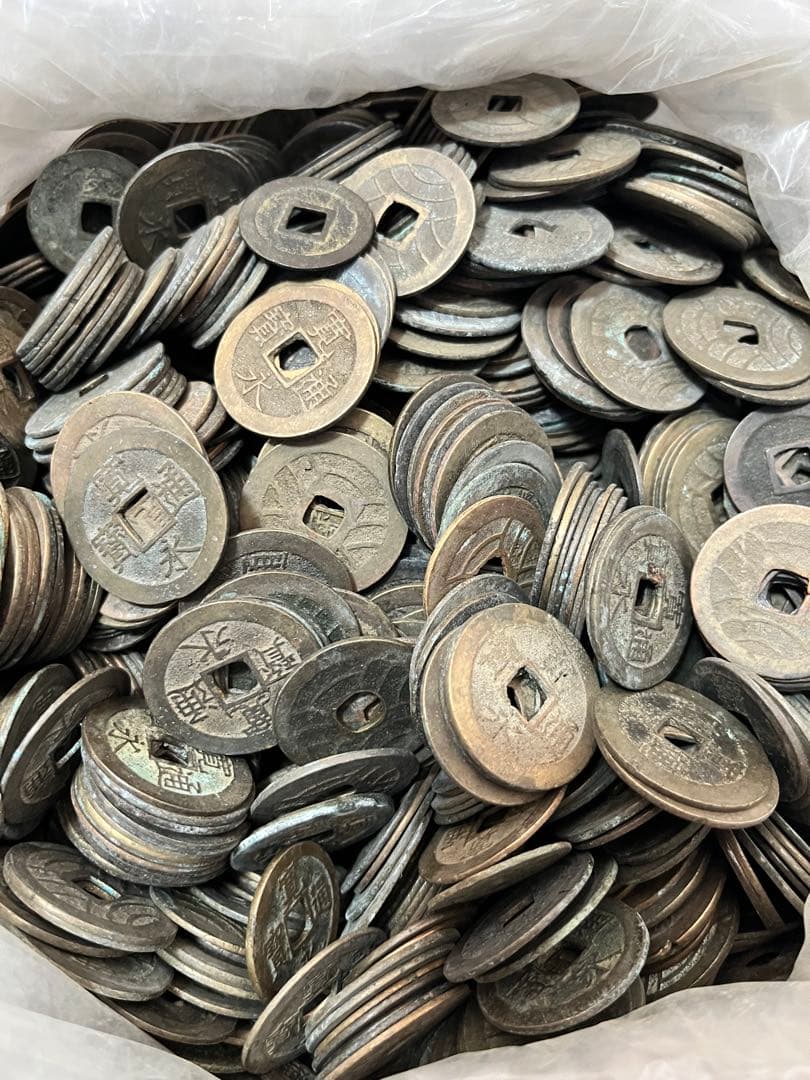 日本穴銭寛永通宝 12.79kg以上まとめ売り大量古銭 硬貨