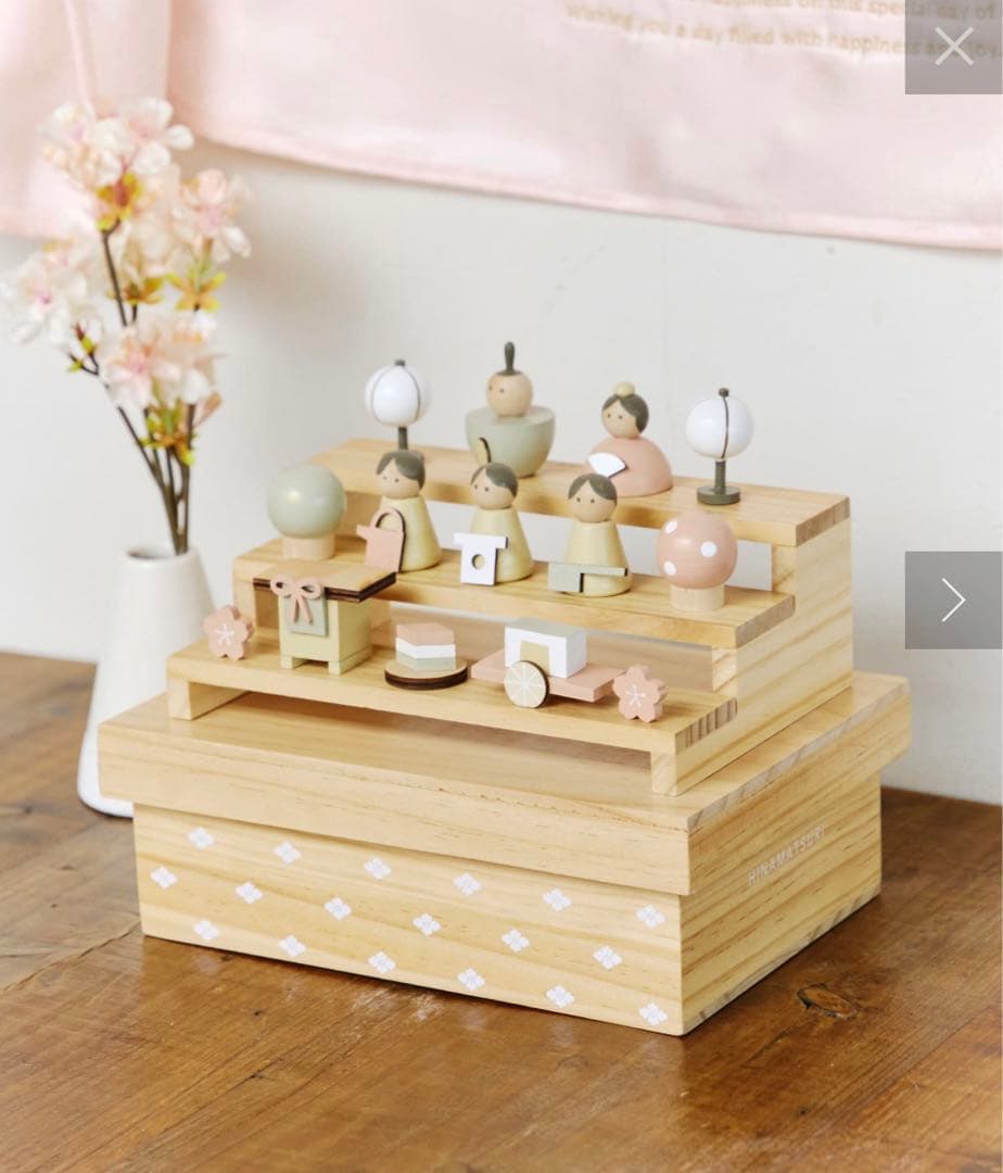 salut(サリュ)　収納できる雛人形セット
