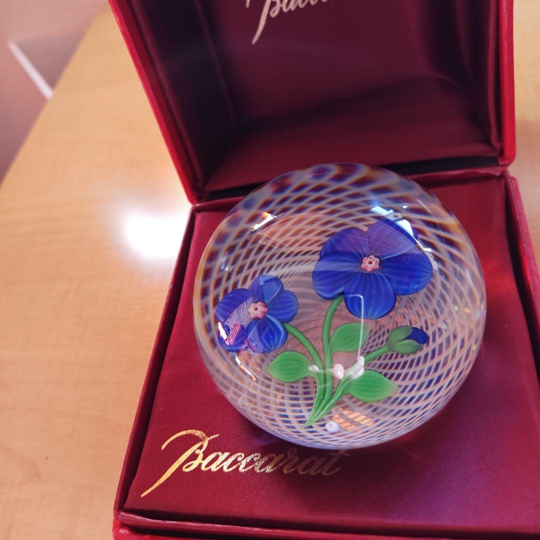 【世界175個限定】バカラ　ペーパーウェイト　花　ラッティチーノ　1984年