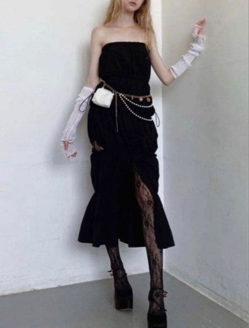 スーツ・フォーマル・ドレス HerPraha Gatherd Dress LITMUS