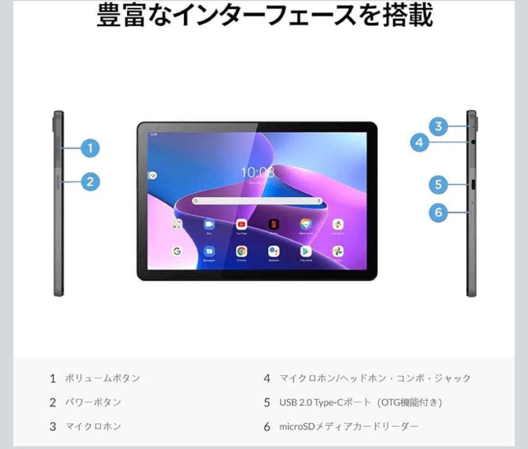 Lenovo Tab B10 3rd Gen 10.1インチ