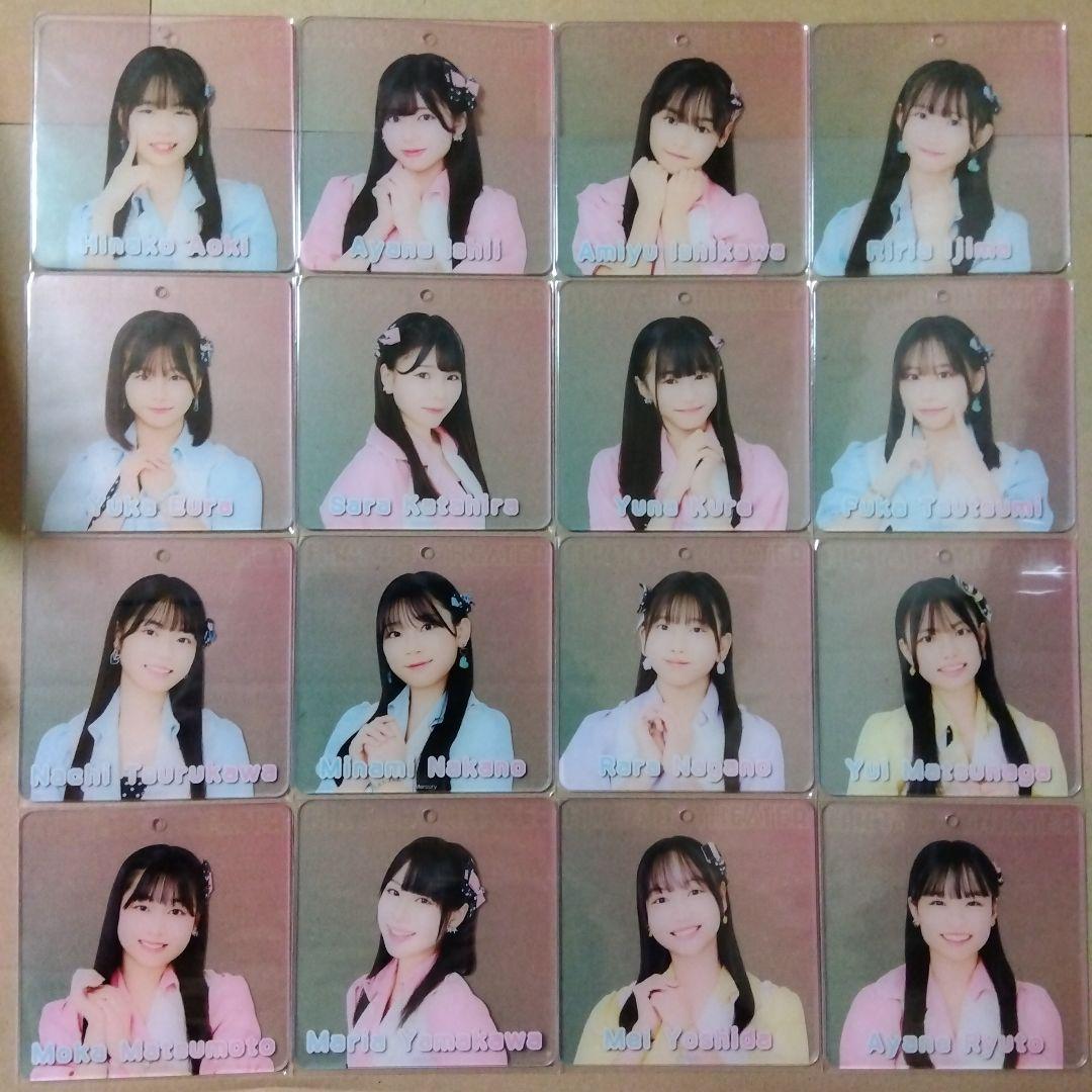 【匿名配送】HKT48 推しドリンク 第15弾コースター 7期生 16枚セット