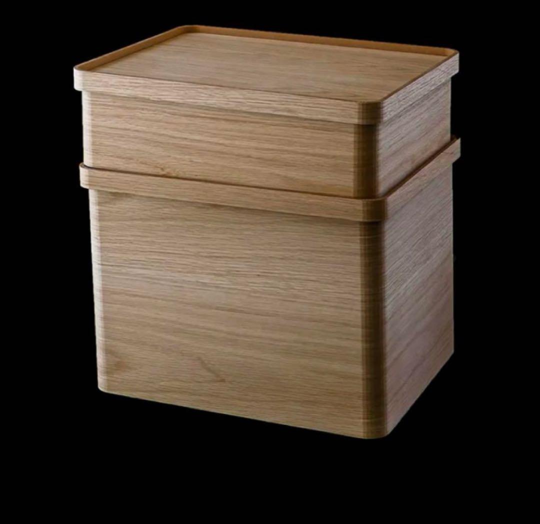 美品 曲木のケーブルボックス 大小セット 加藤順子 dinos コラボ商品