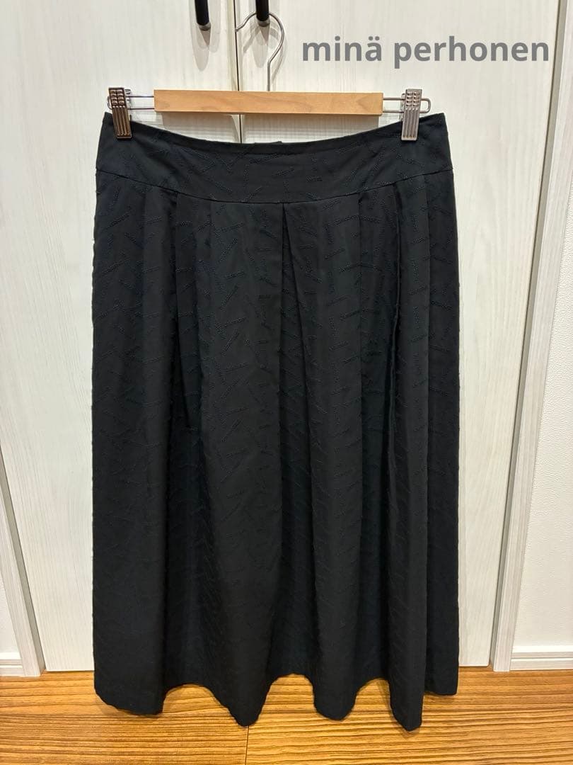ミナペルホネン light stick スカートボトムス 38