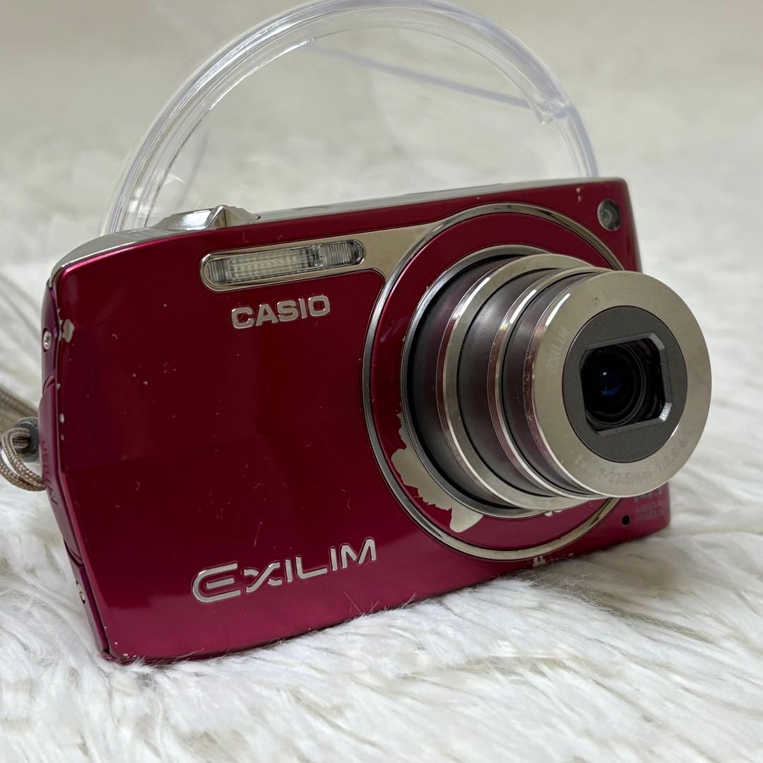 CASIO カメラ　エクシリム　EX-Z2000 レッド コンデジ　動作品