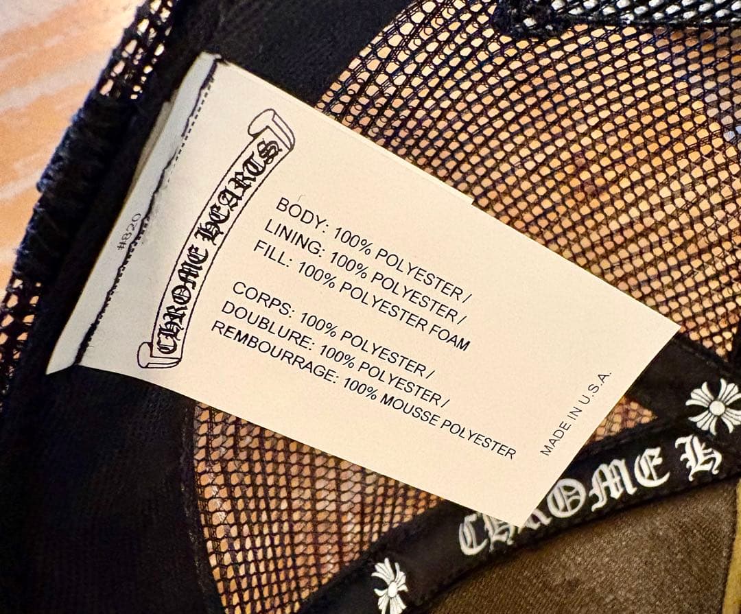 クロムハーツ マルチカラー セメタリークロス トラッカー 新品未使用　インボイス