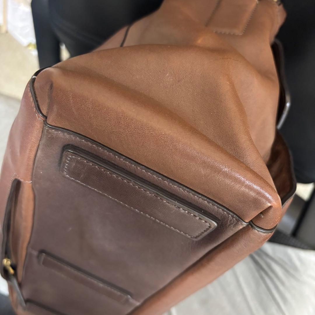 TUMI 68560D BEACON HILL レザー本革 ブリーフ　ビジネス茶