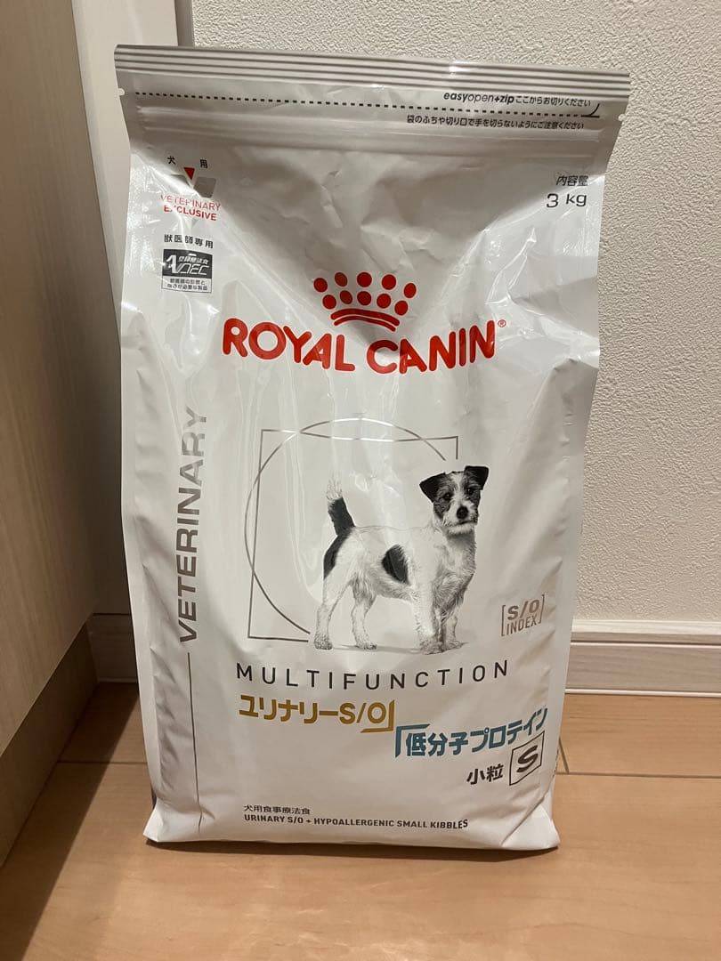 ロイヤルカナン 犬用　ユリナリーS/O＋低分子プロテイン 小粒ドライ 3kg