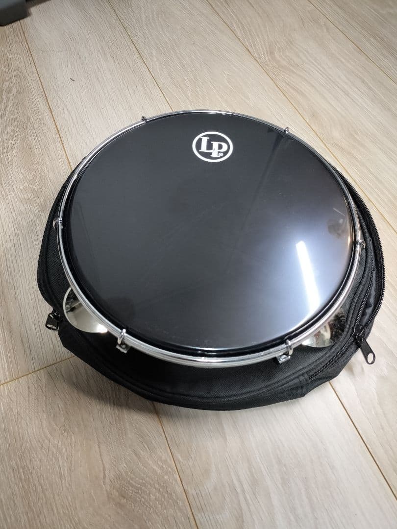 LP パンデイロ 黒 キャリングケース付き