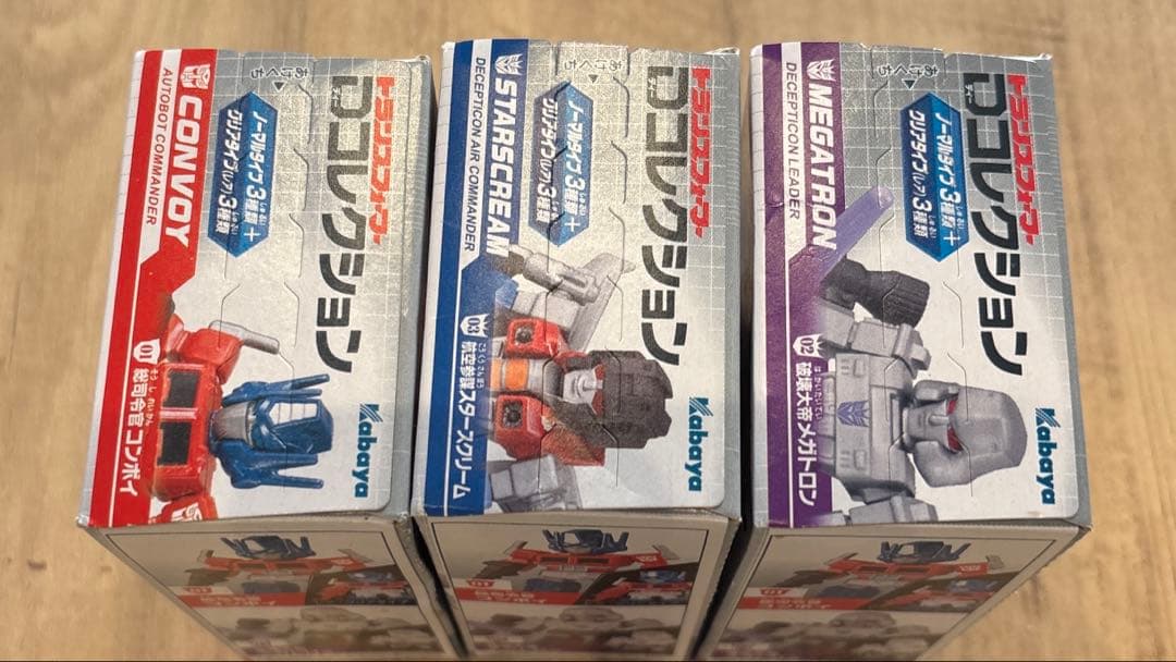 トランスフォーマーDコレクション　コンボイ・メガトロン・スタースクリーム