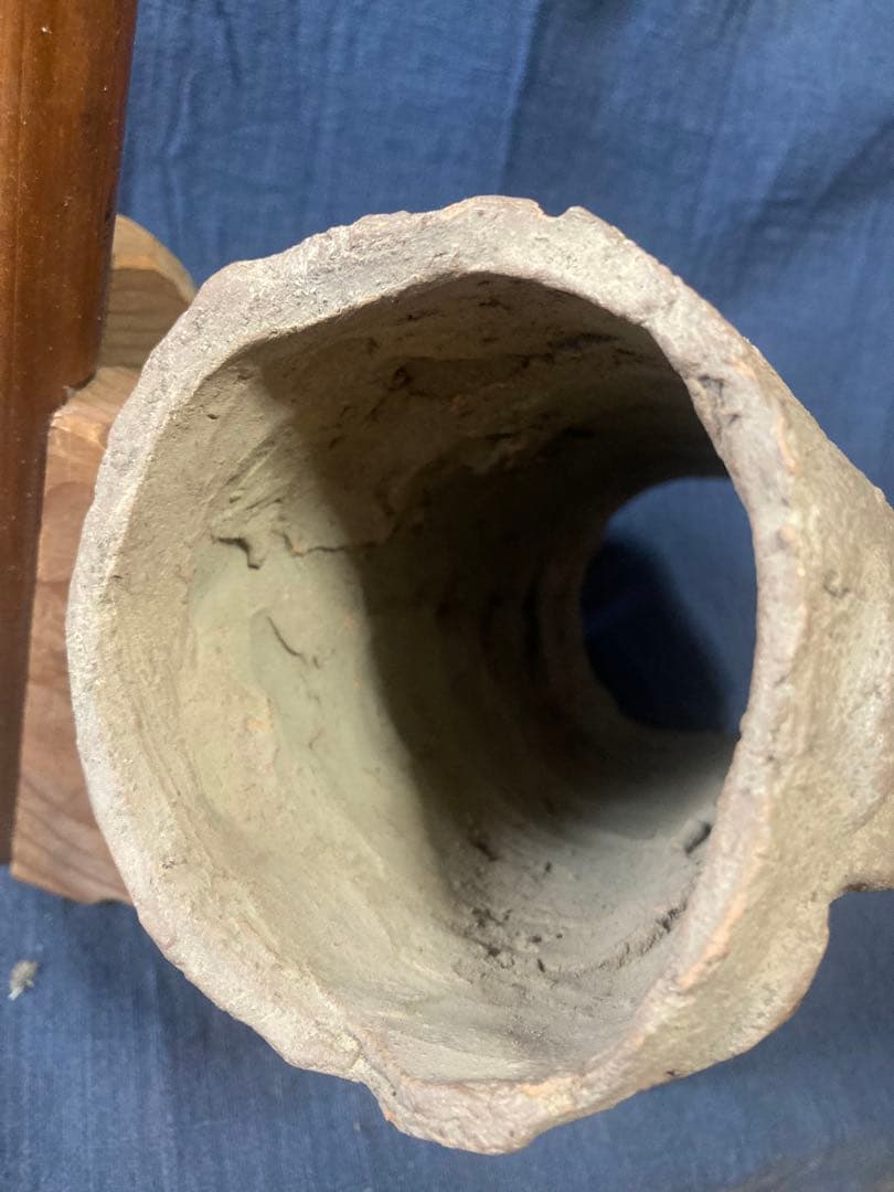 円筒人面埴輪　埴輪　古墳時代　発掘品　出土