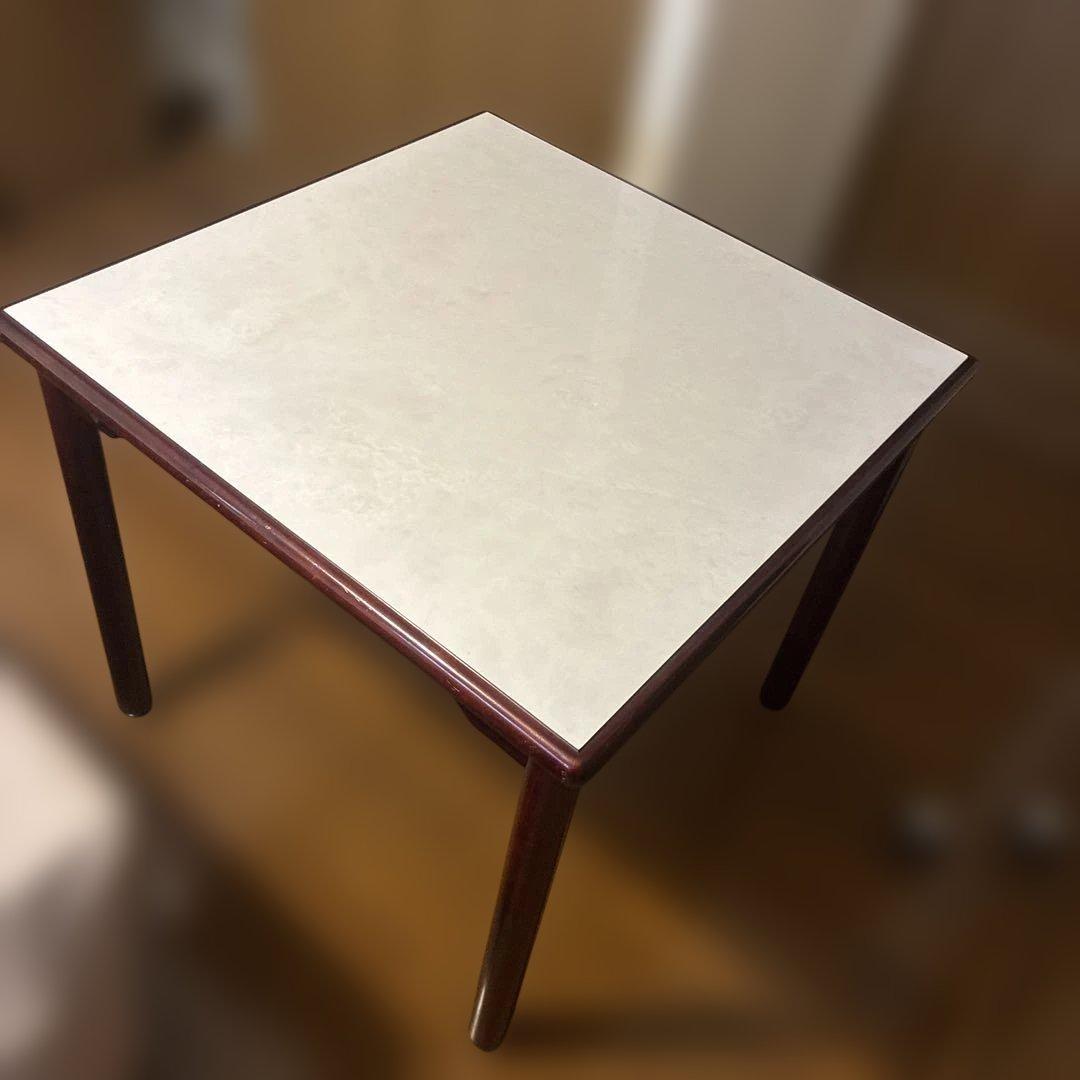 ダイニングテーブル　正方形　（カリモク風）