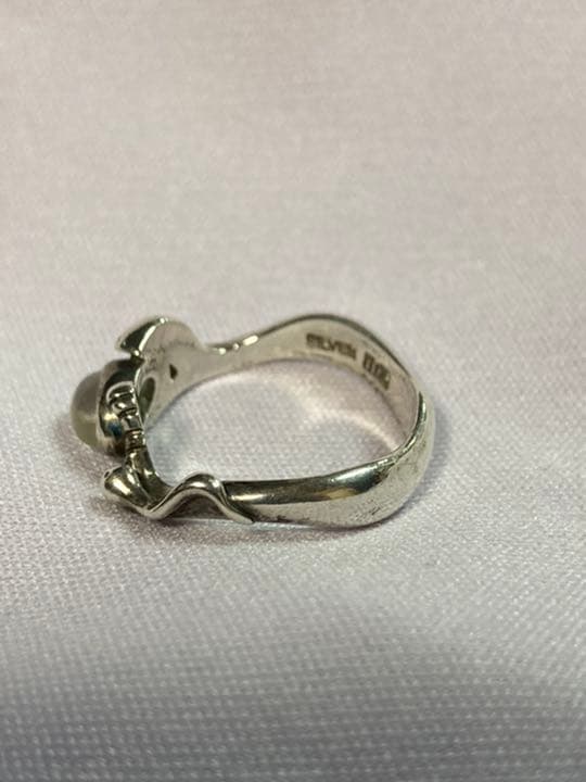 エムズコレクション　シルバーリング　ムーンストーン