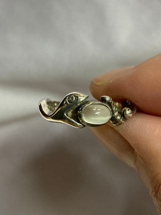 エムズコレクション　シルバーリング　ムーンストーン