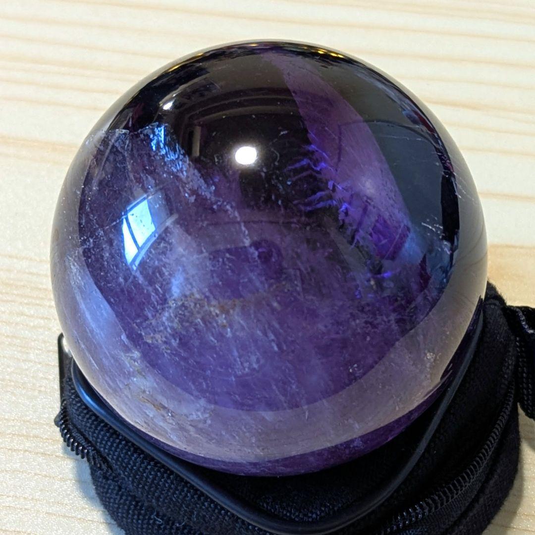 Aiページ★最高品質 アメジスト スフィア 丸玉 70mm