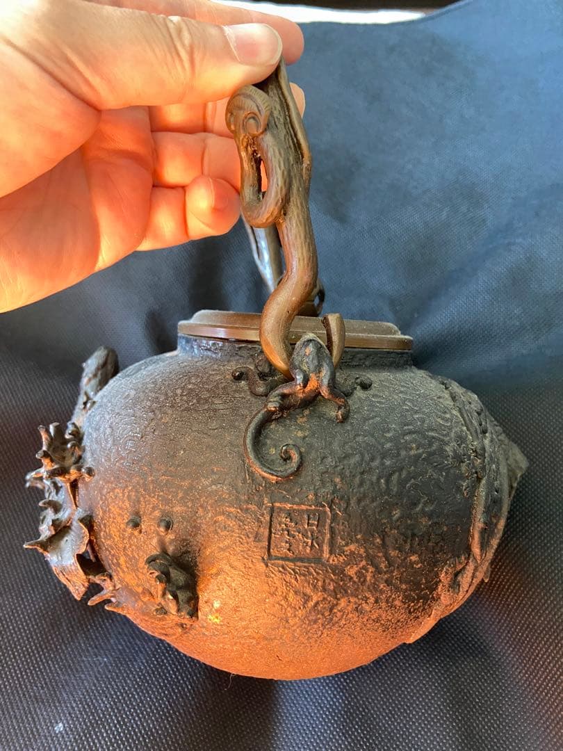 shopping　茶道具 鉄瓶　亀文堂鉄壺　鯉のぼり