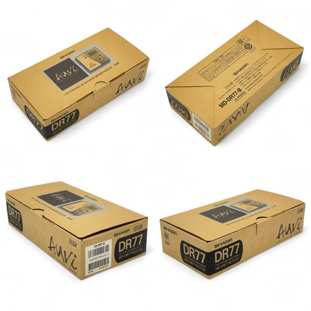 美品 SHARP シャープ MD-DR77 ポータブルMDプレイヤー