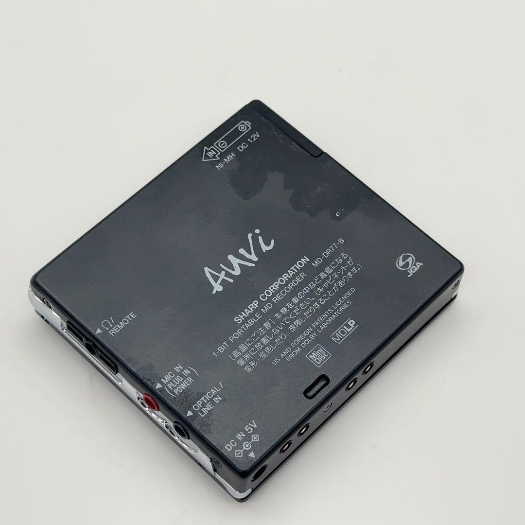 美品 SHARP シャープ MD-DR77 ポータブルMDプレイヤー