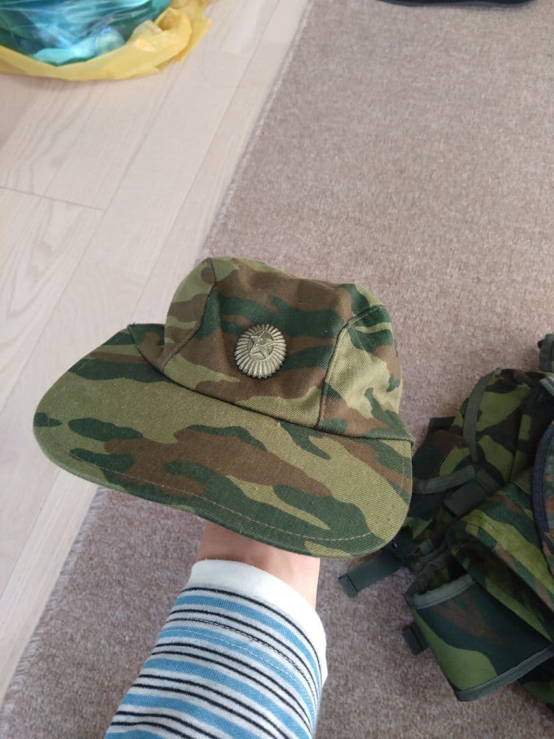 ロシア軍　6sh104、フローラケピ帽 実物