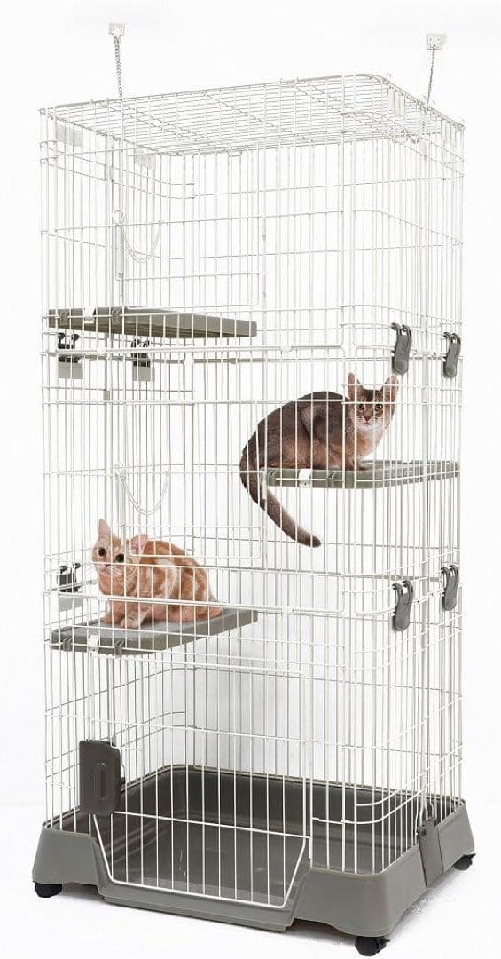 【札幌 | 引取りなら値下げ】マルカンキティケージ1400 猫3段ケージ