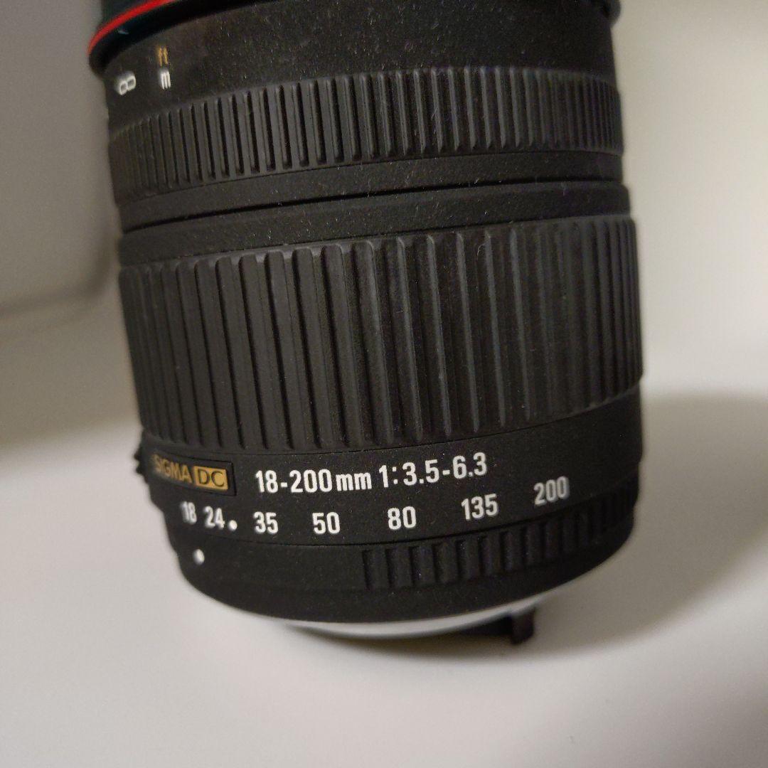 レンズ(ズーム) SIGMA ZOOM 18-200mm f/3.5-6.3 DC