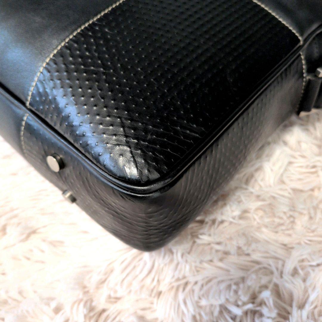 dunhill ダンヒル ビジネスバッグブリーフケース 本革 A4可 黒