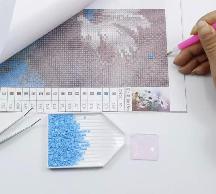 2328AB-A1 ダイヤモンドアート　オーロラビーズ　猫