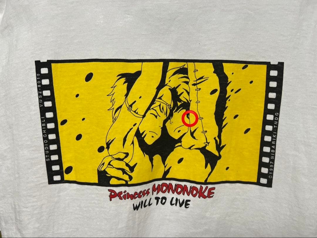 90's もののけ姫　Princess MONONOKE ムービーTシャツ