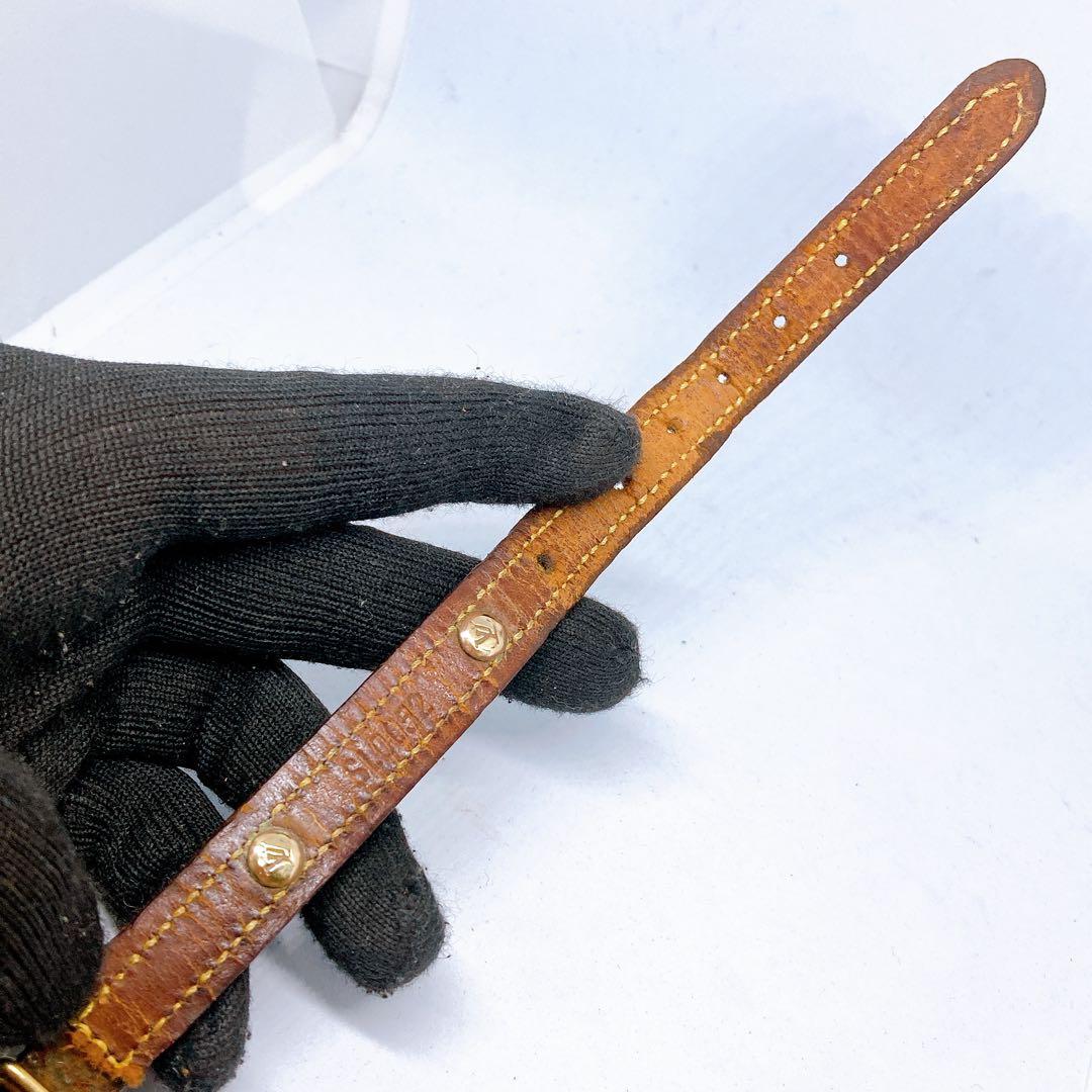 687 ルイヴィトン モノグラム　ペット用首輪　コリエバクスター　犬　猫