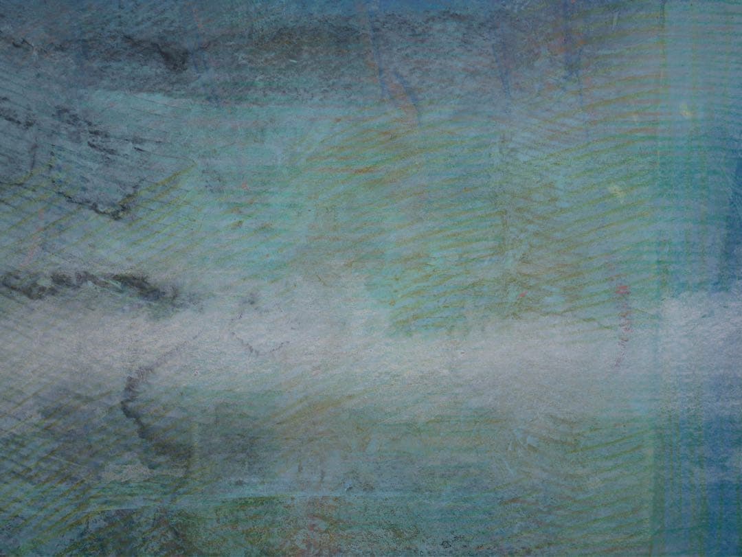 原画　抽象的　パステル画